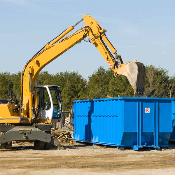 can i choose the location where the residential dumpster will be placed in Montandon Pennsylvania